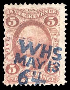 U.S. REV. FIRST ISSUE R27c  Used (ID # 90365)