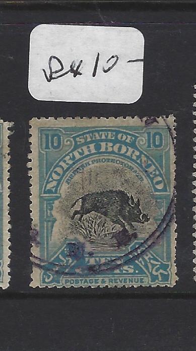 NORTH BORNEO (P0809B) 10C BOAR BNB    CDS   VFU