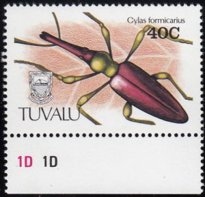 Tuvalu 1991 MNH Sc #566 40c Cylas formicarius - Insects