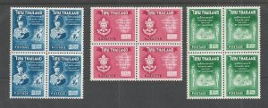 1961 Thailand Boy Scouts 50th year blocks