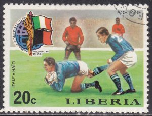Liberia 681 World Cup Soccer 1974