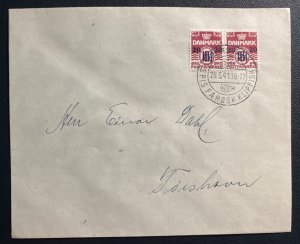 1941 Torshavn Faroe Island Denmark Occupation Cover Locally Used