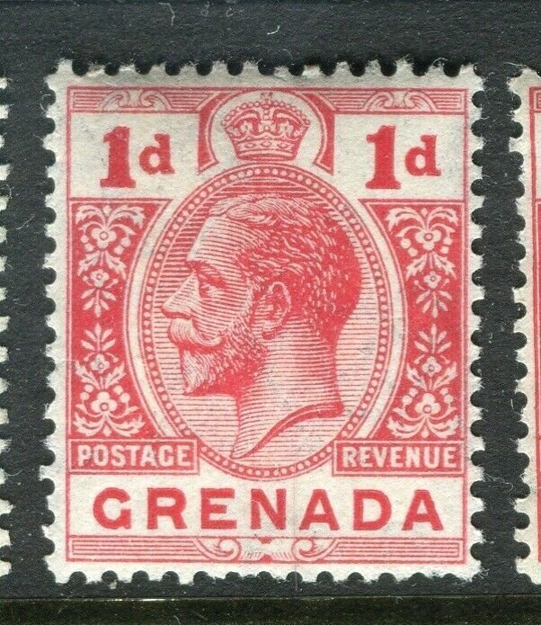 GRENADA; 1913 early GV issue fine Mint hinged Shade of 1d. value