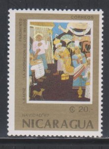 Nicaragua,  20cor Adoration of the Magi (SC# 1672) MNH