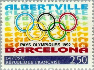 France 1992 MNH Stamps Scott 2295 Sport Olympic Games Joint Issue Spain