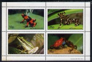 Eynhallow 1981 Frogs perf set of 4 values (10p to 75p) un...