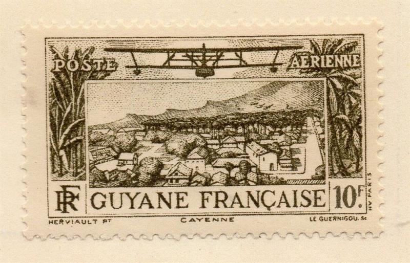 French Guiana 1939-40 Early Issue Fine Mint Hinged 10F. 075775