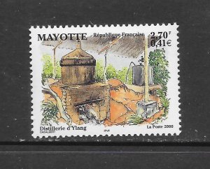 MAYOTTE #142 DISTILLERY MNH