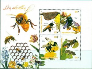 BEES INSECTS FAUNA FLOWERS FLORA MNH STAMPS SET