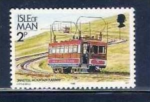 Manx Railway & Tramways, Mountain Railway, Electric Coach MNH** 1988 Isle of ...