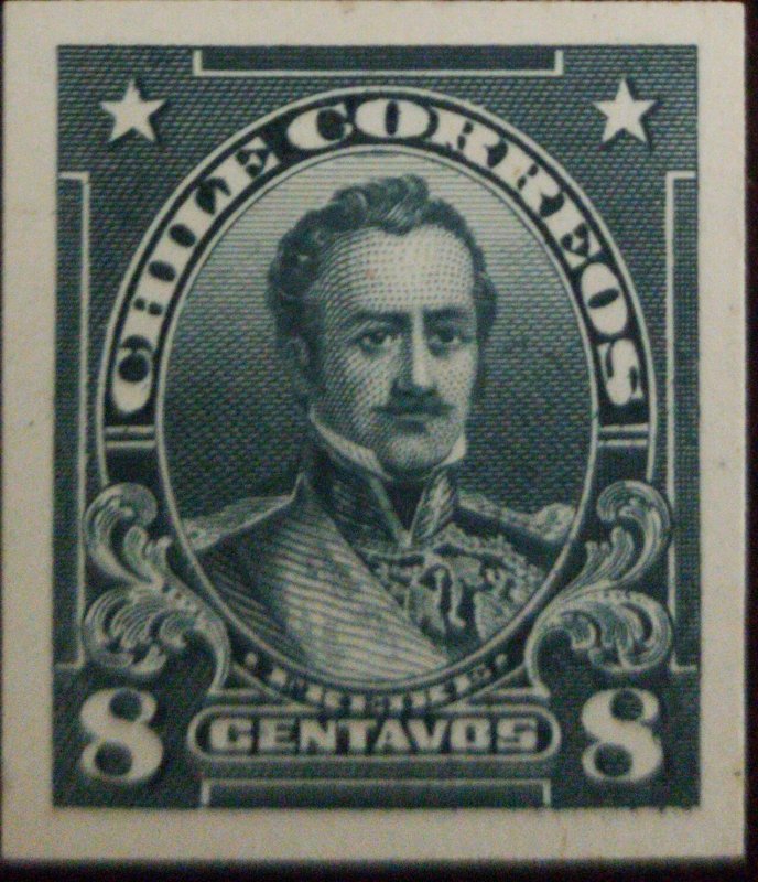 vtaeb.O) 1912 CHILE, DIE PROOF, FREIRE SC 115 8c, XF