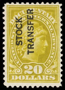 U.S. REV. STOCK TRANSFER RD18  Mint (ID # 118643)