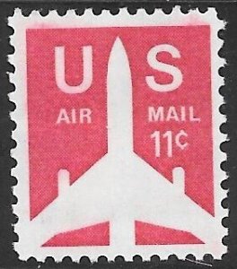 C78 11¢ Silhouette of Jet Airliner Airmail Mint NH OG