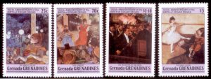 Grenada Grenadines 1984 SC# 611-4 Art MNH-OG E28