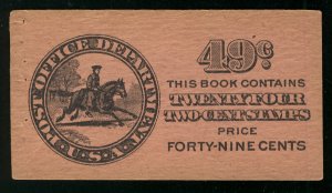 # 332a booklet cover only,  VERY RARE and VERY FRESH BOOKLET COVER, could be ...