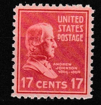 US 822, MNH/OG, ANDREW JOHNSON