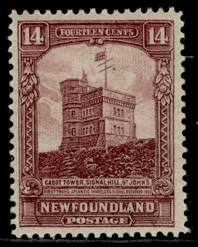 CANADA - Newfoundland GV SG174a, 14c brown-purple, M MINT. PERF 14-13½ (line)