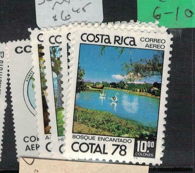 Costa Rica SC C705-10 MNH (6ecl)