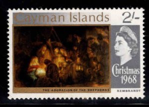 Cayman Islands Scott 208 MH* Christmas stamp