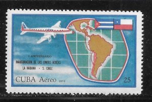 Cuba C249 Havana - Santiago Air Service single MNH