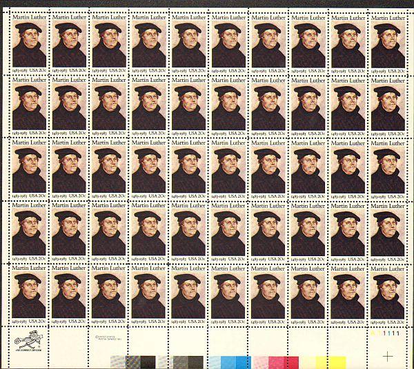 US #2065 Mint Sheet Martin Luther 