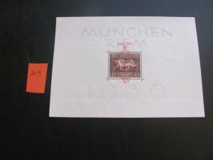 Germany 1937 MNH SC B105 XF 180 EUROS (203) NEW COLLECTION