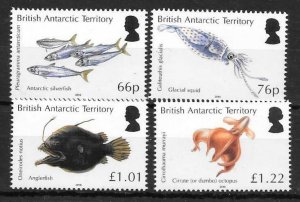 BRITISH ANTARCTIC TERR. SG695/8 2016 ANTARCTIC OCEAN ZONES MNH