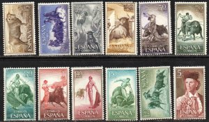 Spain Sc #909-920 MNH