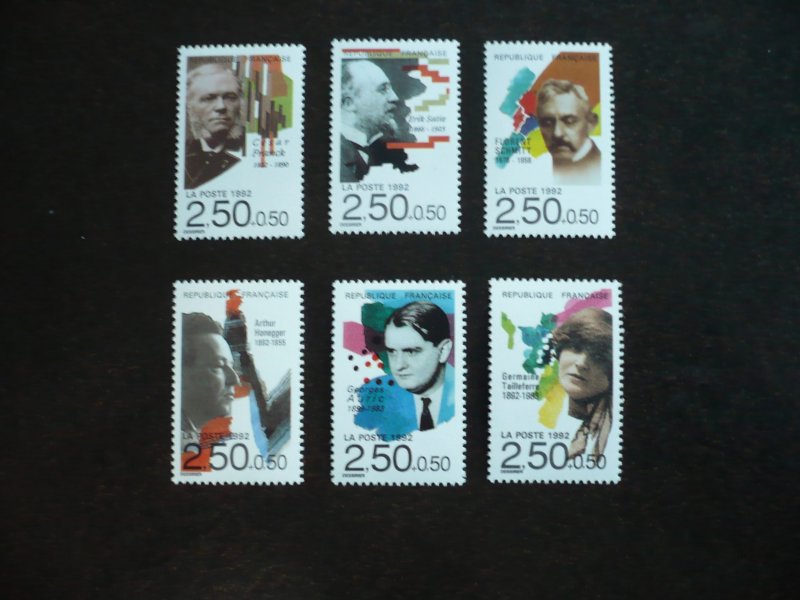 Stamps - France - Scott# B642-B647 - Mint Never Hinged Set of 6 Stamps