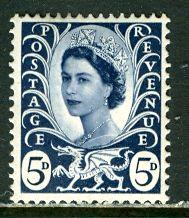 Great Britain, Regional, Wales; 1968: Sc. # 11: */MH Single Stamp