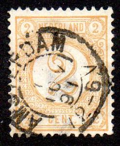 Netherlands  Scott  36a  Used