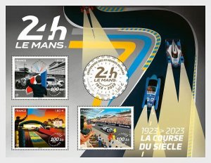 France / Frankrijk - Postfris/MNH - Sheet 100 years 24h of Le Mans 2023