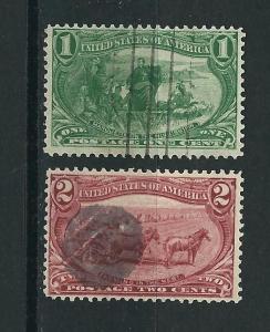 US 285-86 Trans-Mississippi Expo.Used F/VF 1898 SCV $9.75