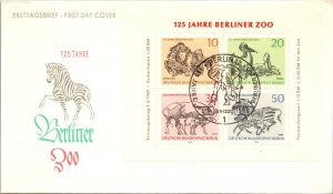 FDC Germany 1969 - 125 years Berlin Zoo - Berlin - F37336