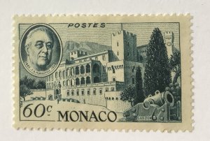 Monaco 1946 Scott 200 used - 60c, castle,  Franklin D. Roosevelt