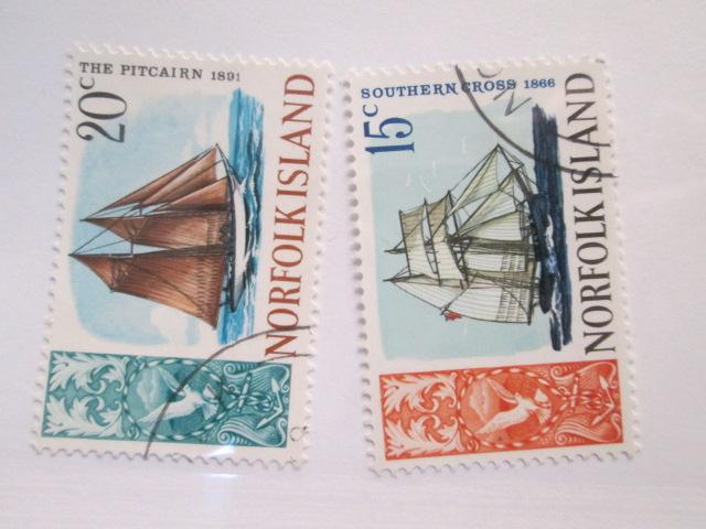 Norfolk Island #108-109 used