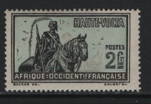 UPPER VOLTA, 61, HINGED, 1928, HAUSA WARRIOR