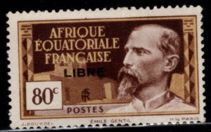 French Equatorial Africa Scott 105 MH* 1940 stamp