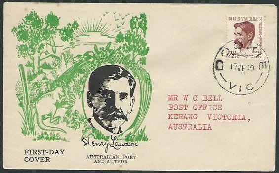 AUSTRALIA 1949 Henry Lawson commem FDC...........................38691