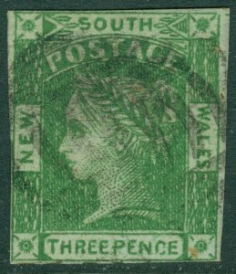 EDW1949SELL : NEW SOUTH WALES 1852 Scott #17 Used. Nice w/deep color. Cat $210.