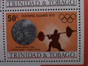 ​TRINIDAD & TOBAGO STAMP:1972 SC# 227a 20TH OLYMPIC GAMES MUNICH'72   MNH S/S