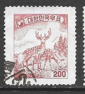 Korea 279: 200h Sitka Deer, used, VF