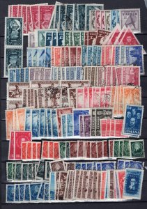 ROMANIA 1945-1960 LOVELY STOCK WITH MANY BETTER STAMPS AND SETS MINT AND USED