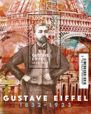 Scott #1132 Gustave Eiffel S/S MNH