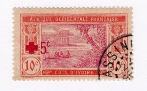 Ivory Coast stamp #B1, used, CV $1.60