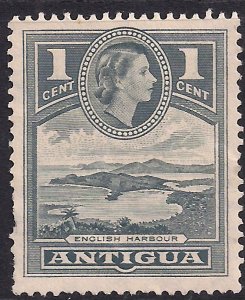 Antigua 1953  62 QE2 1ct Slate Grey No Gum SG 121 ( M360 )