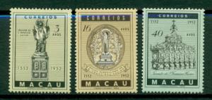 Macao #365-367  Mint  VLH  Scott $42.00