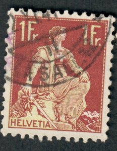 Switzerland #144 used single