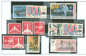 United States #C74-C86  Multiple