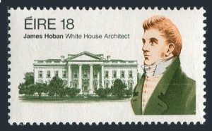 Ireland 504 two stamps, MNH. Mi 448. James Hoban, White House architect. 1981.